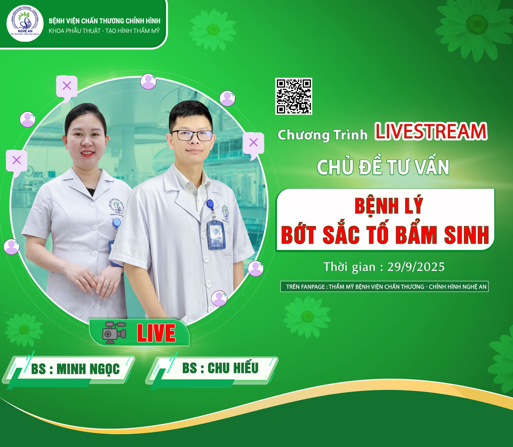 🎥 CHƯƠNG TRÌNH TƯ VẤN TRỰC TUYẾN 